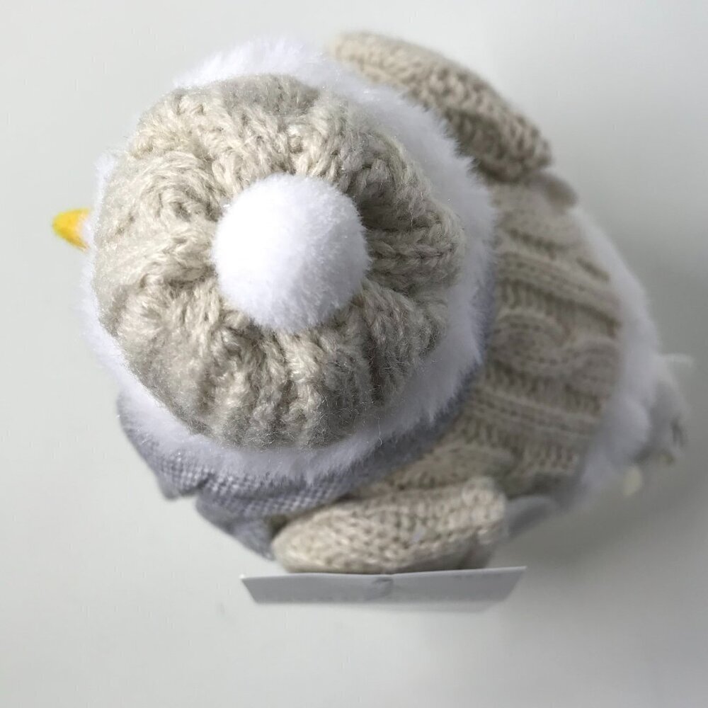 NWT Target Wondershop Featherly Friends Fabric Bird "COVE" with knit hat - Picture 8 of 10
